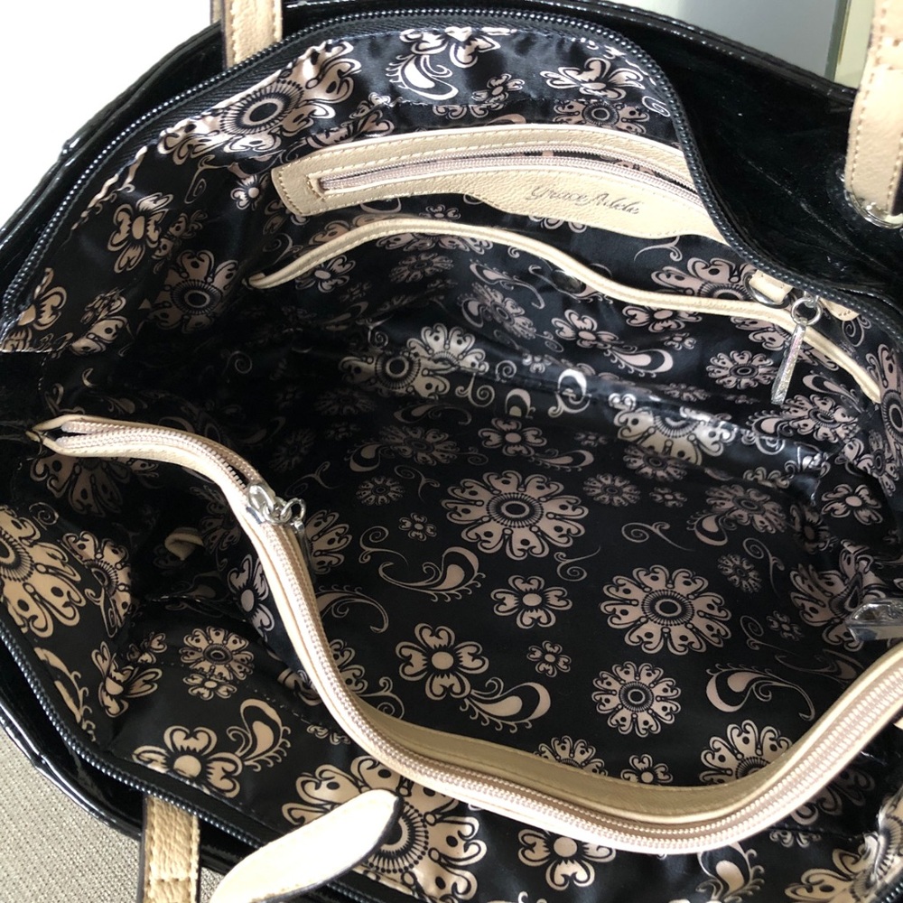 4 Piece EUC Grace Adele Satchel and Crossbody - Picture 7 of 14